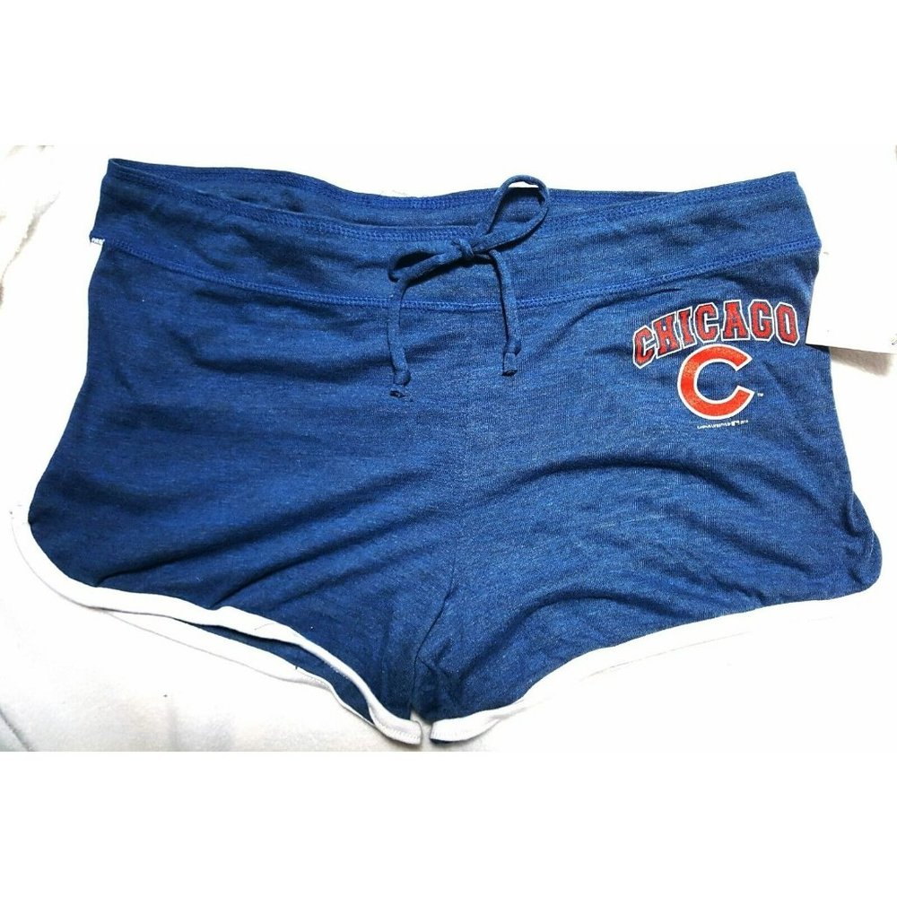 Chicago Cubs Size: Large Women's Drawstring Gym Running Shorts  New NWT